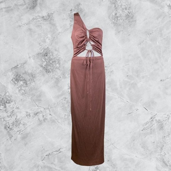 Superdown Zainab Maxi Cut Out Dress - Brown